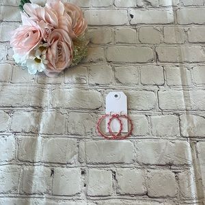 NWT Altar’d State Pink Dangle Hoops